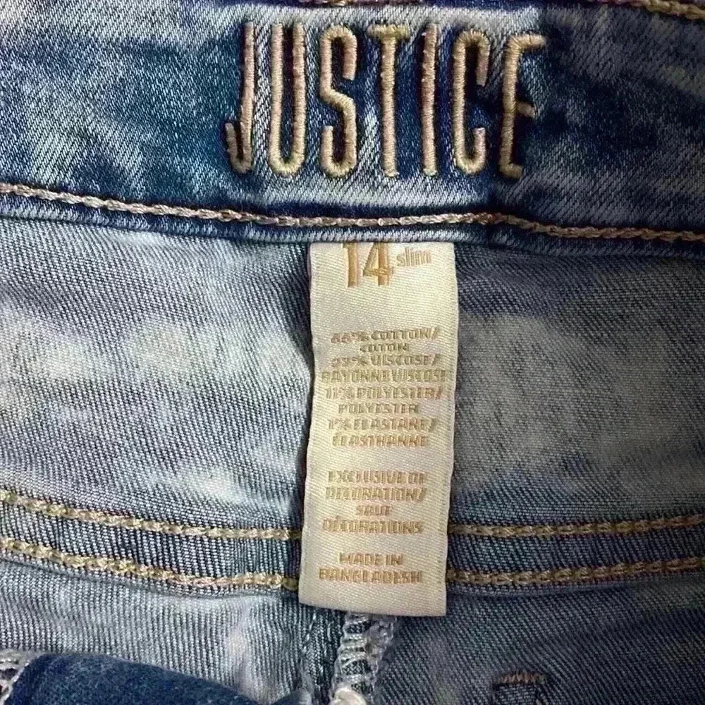 Justice Distressed Jean Shorts